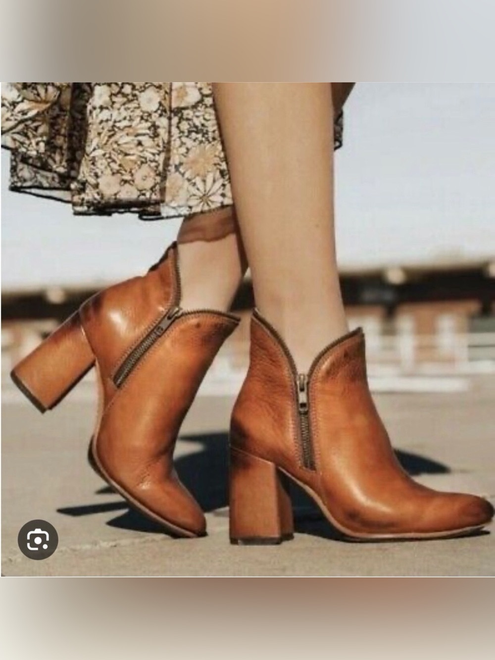 Freebird by Steven. Jaleesa boot in Cognac, size 7